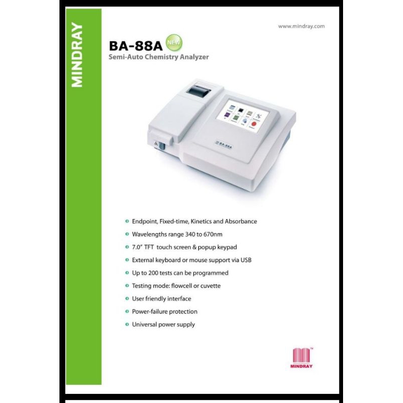 Mindray Chemistry BA 88A