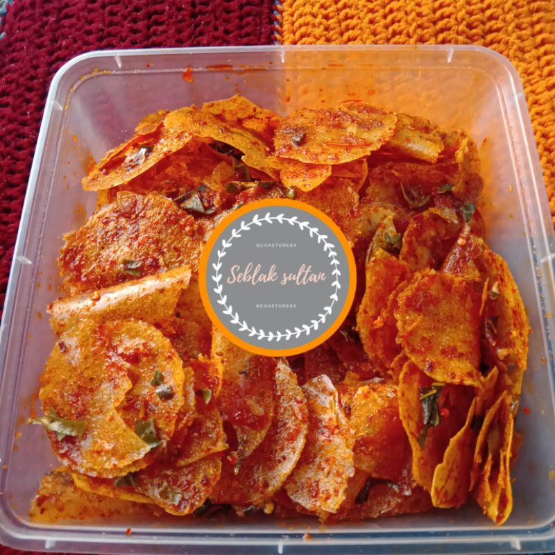 

kripca pedas kemasan box keripik kaca pedas daun jeruk