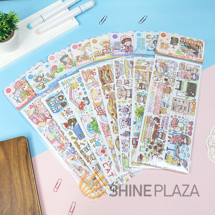 

Sweetheart Colorful World 50cm Special Diary Deco Stickers - Stiker Lucu