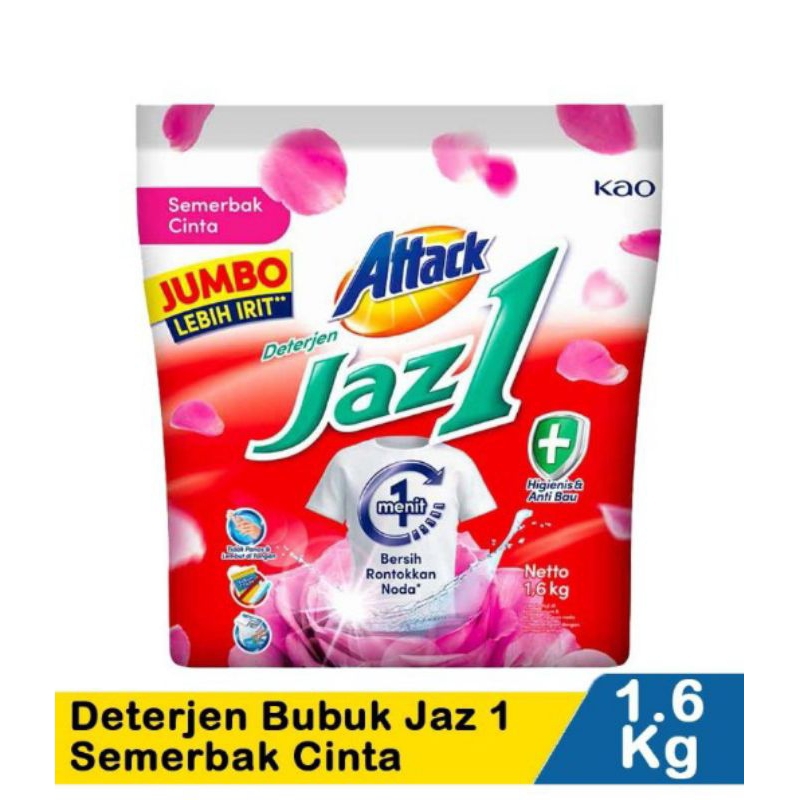 ATTACK JAZ1 DETERGEN BUBUK JUMBO 1.6Kg