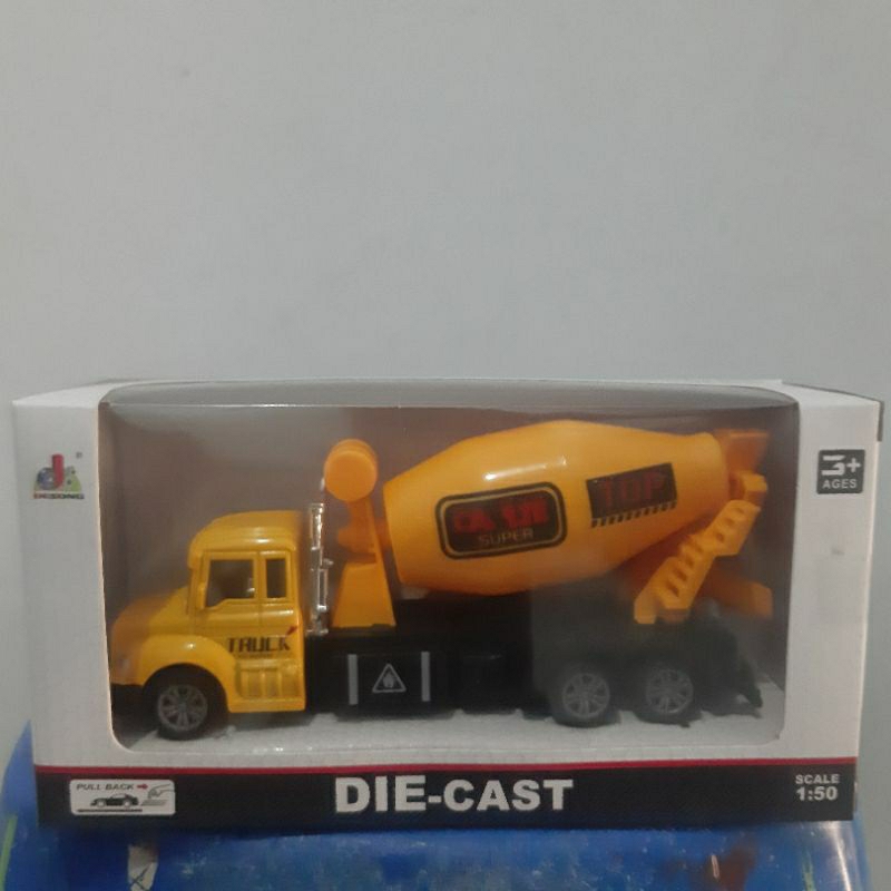 Mainan Diecast Mobil Truk Molen kuning Anak