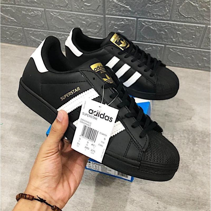 ADIDAS SUPERSTAR FOUNDATION BLACK WHITE