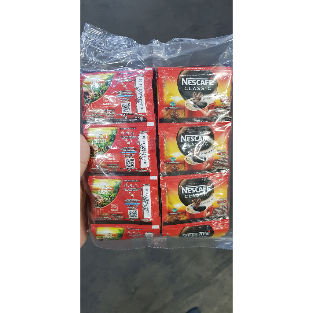 

NESCAFE CLASSIC KEMASAN RENCENG 60X2GRAM