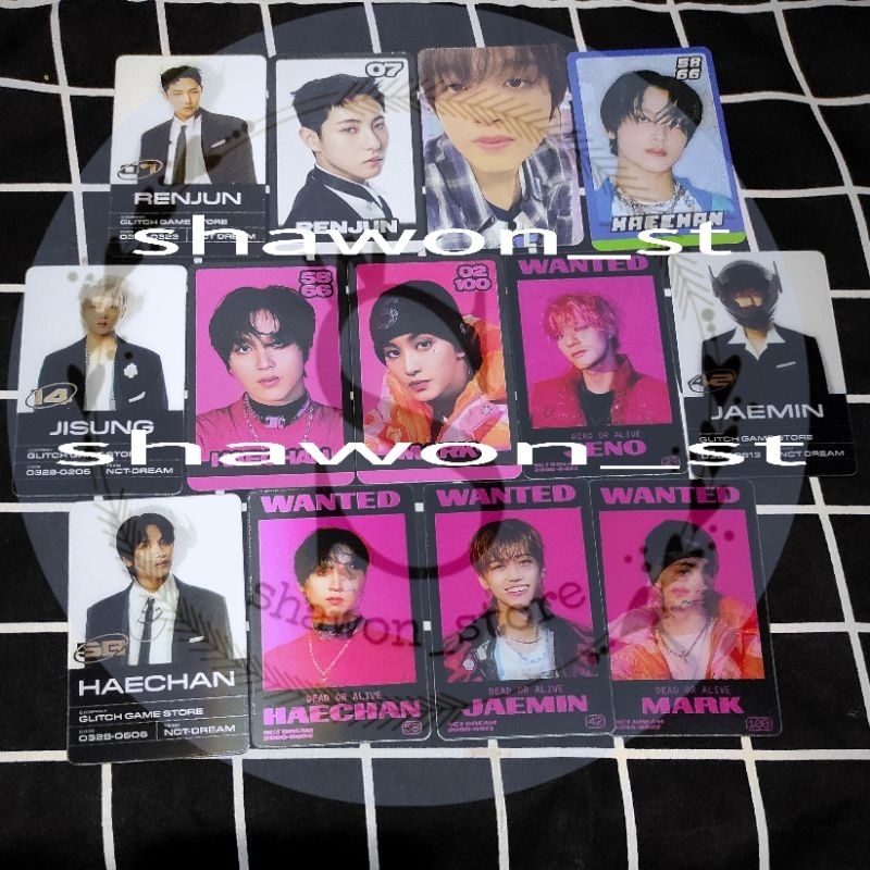 [BISA COD] PHOTOCARD JENO PASS CARD SMCU / LENTI GLITCH JAEMIN HAECHAN MARK /JAEMIN JENO MARK LENTI 