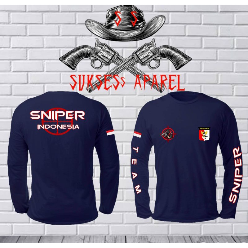 kaos sniper lengan panjang/perbakin