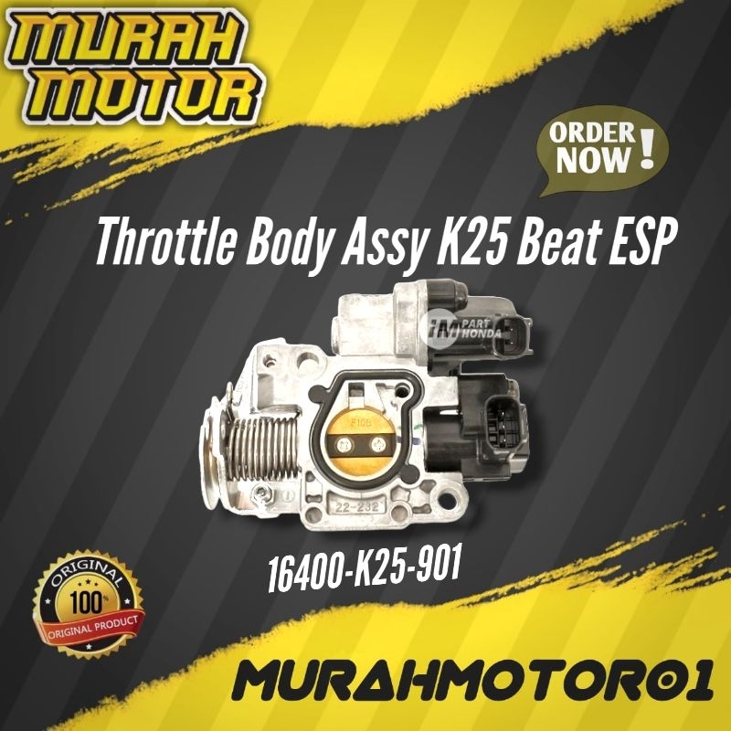 Throttle Body Assy Beat FI ESP, Scoopy FI K25 AHM Original