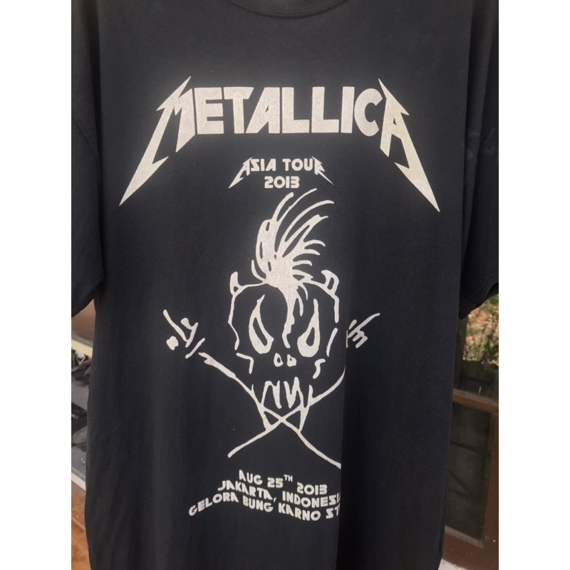 kaos band metallica asia tour 2013