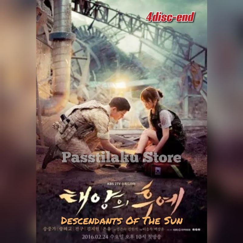 Kaset Serial Drakor DESCENDANTS OF THE SUN - 2016 - 4 disk-end
