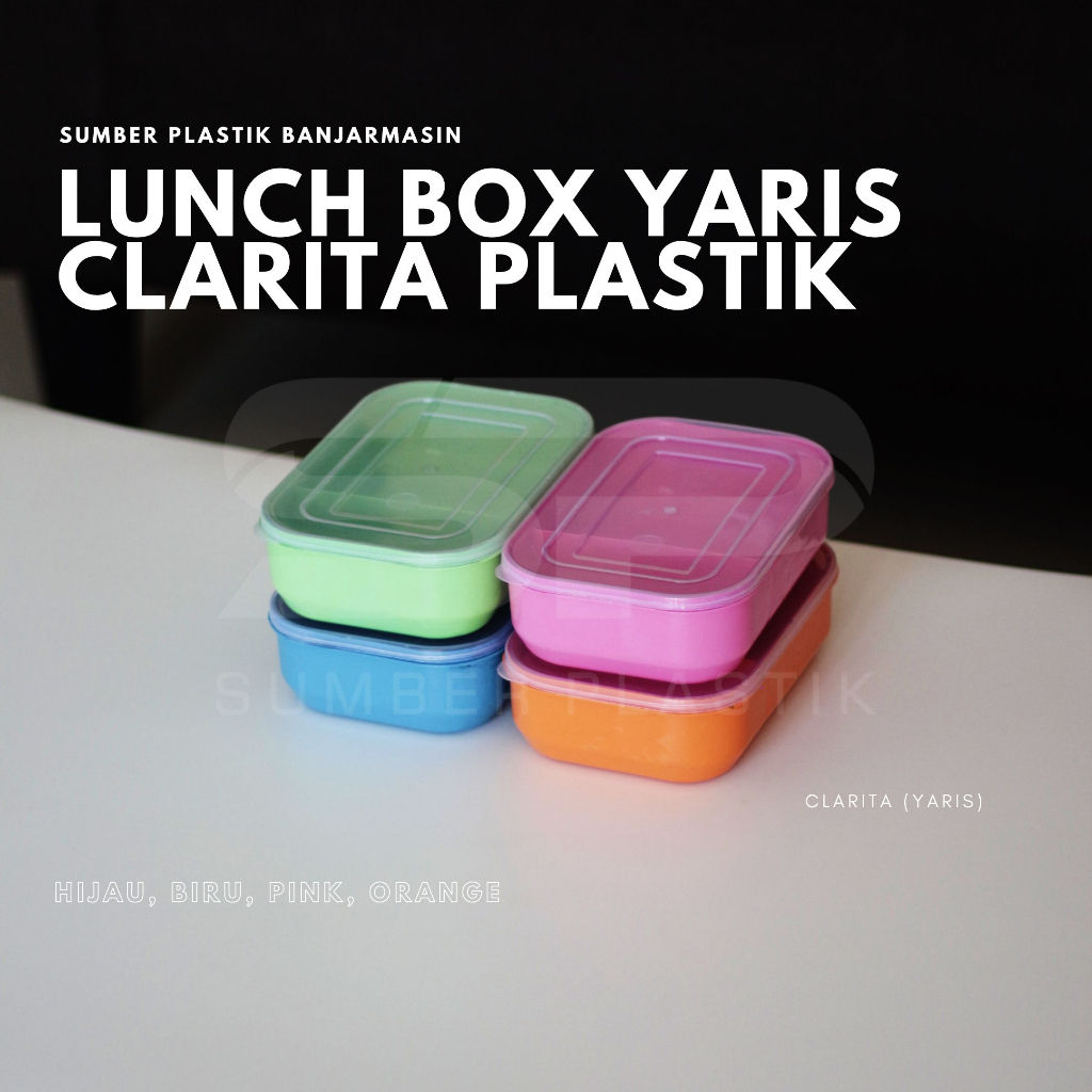 Ompreng Yaris Lunch Box Kotak Makan Ompreng Clarita Plastik (Satuan)