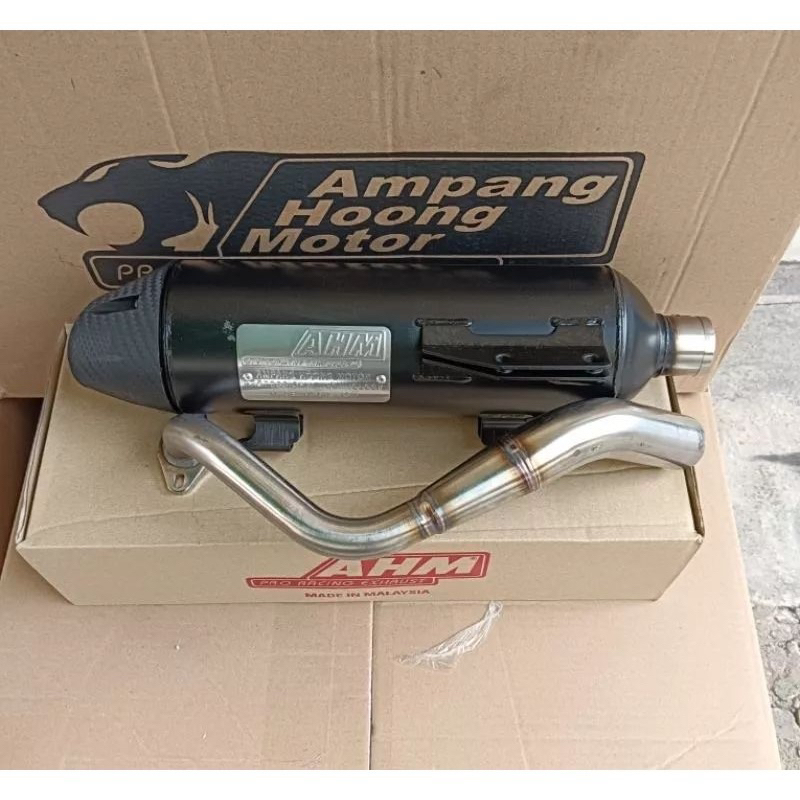 Knalpot AHM Malaysia  AHM Original Standar Racing Mio J / Fino 115 / Soul GT 115 / Xride 115 original ahm malaysia