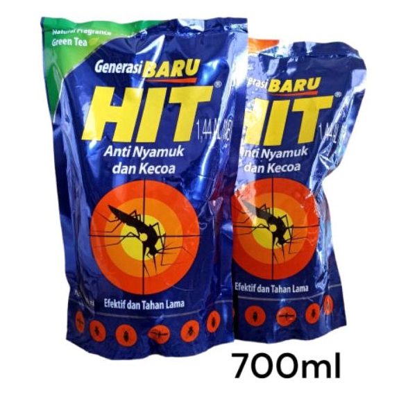 HIT Cair Refill Isi Ulang 700ml Anti Nyamuk Dan Kecoa Semprot