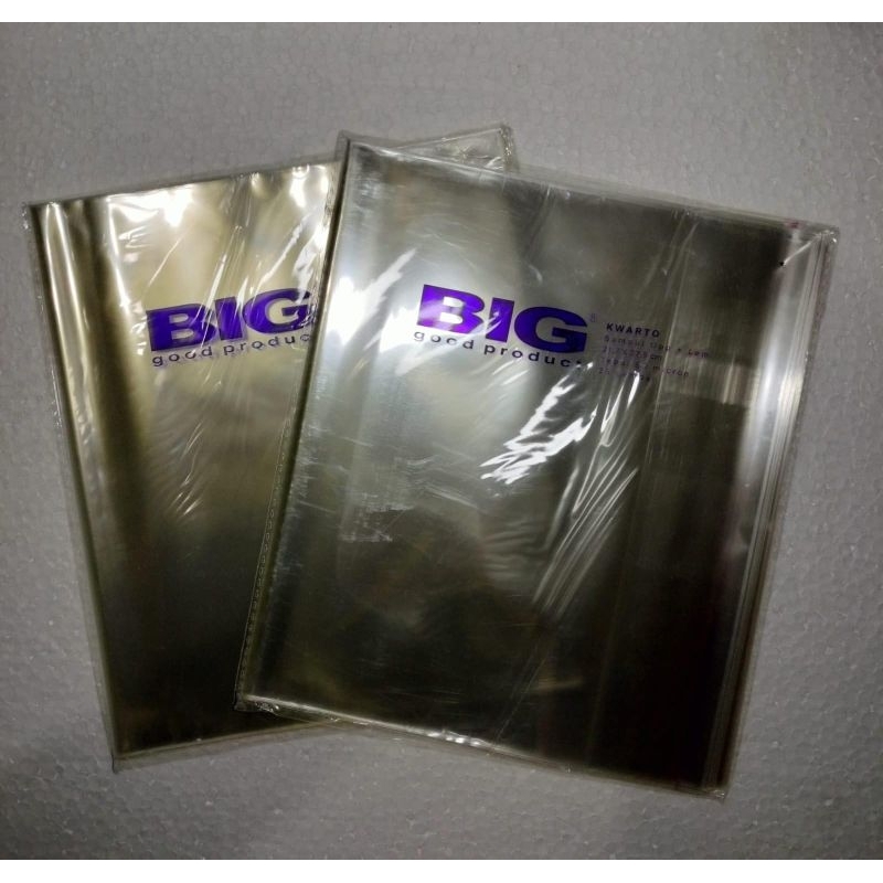 

Sampul Buku Quarto/Kwarto Big Opp Lem/sealing(per 10pcs)