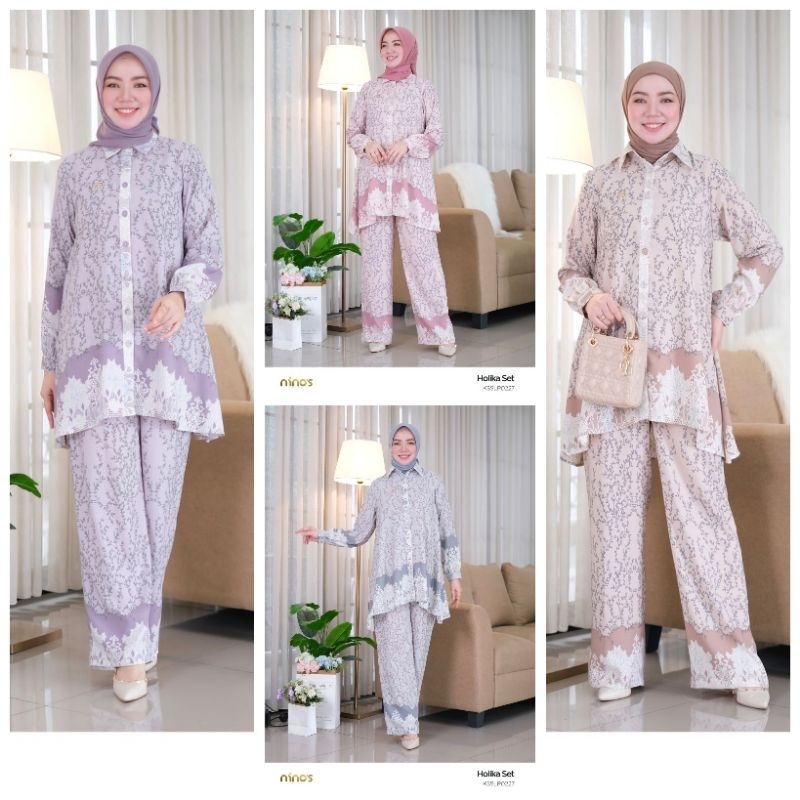 Setelan HOLIKA Set KS S LP 0227 ori Ninos Design