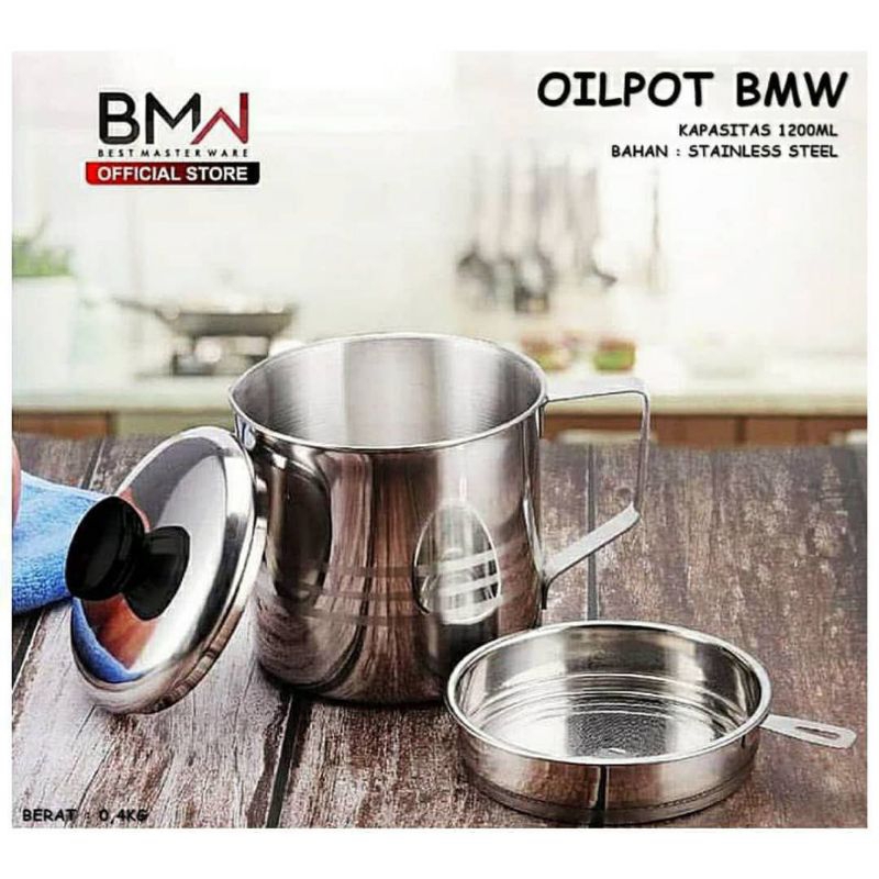 Saringan minyak stainlees penyaring minyak jelantah