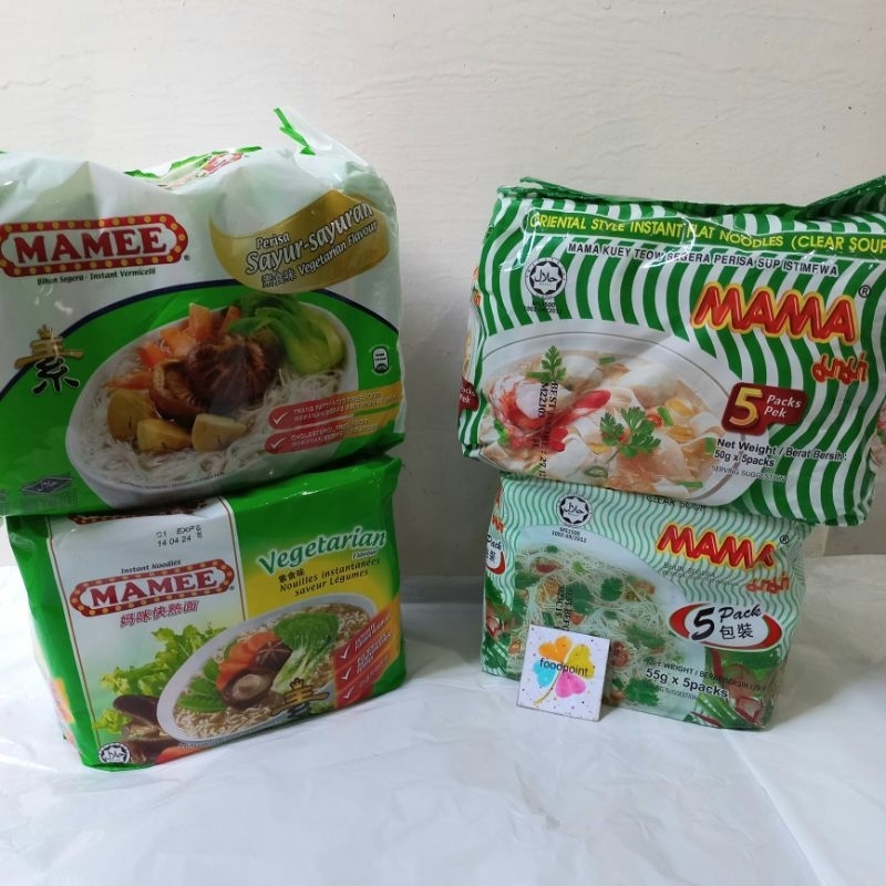 Mie Instan Mama Mie Thailand Bihun / Flat Noodles