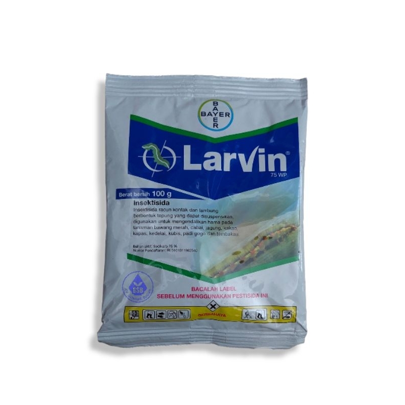 LARVIN 75WP 15 GRAM DAN 100 GRAM PER SACHET