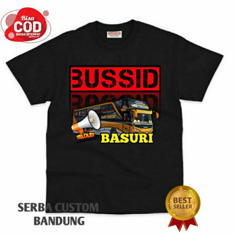 Kaos anak Bussid telolet basuri