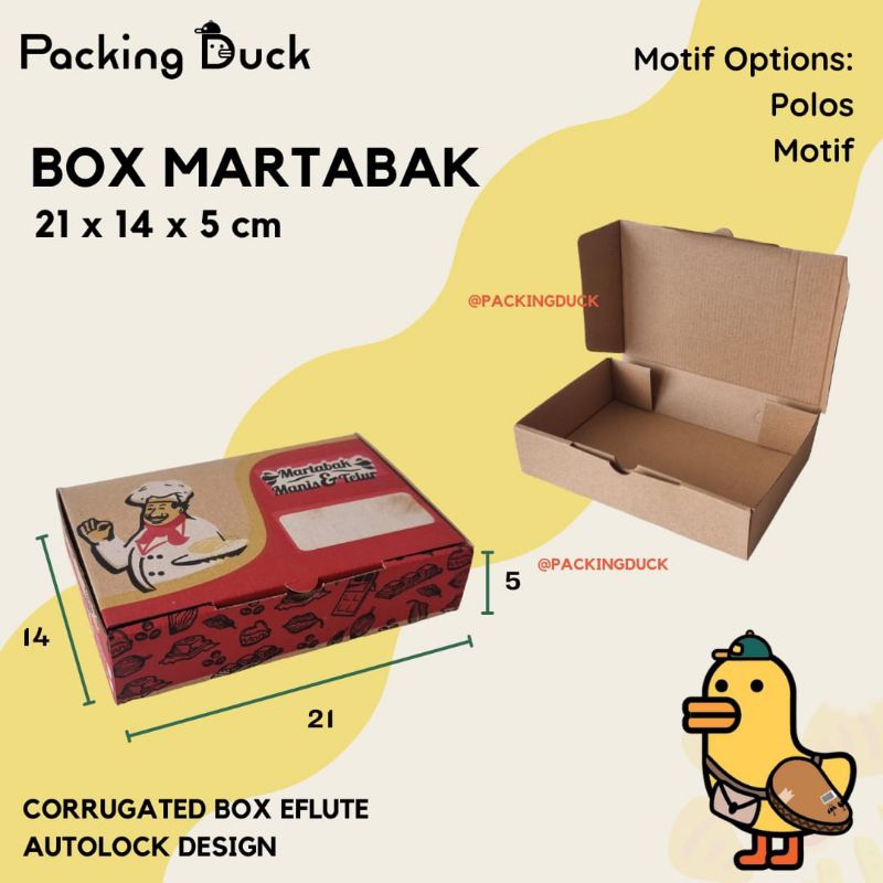 

(MIN ORDER 25 PCS) BOX MARTABAK MANIS TELUR 21x14x5 / BOX PACKAGING OLSHOP / BOX HAMPERS SOUVENIR