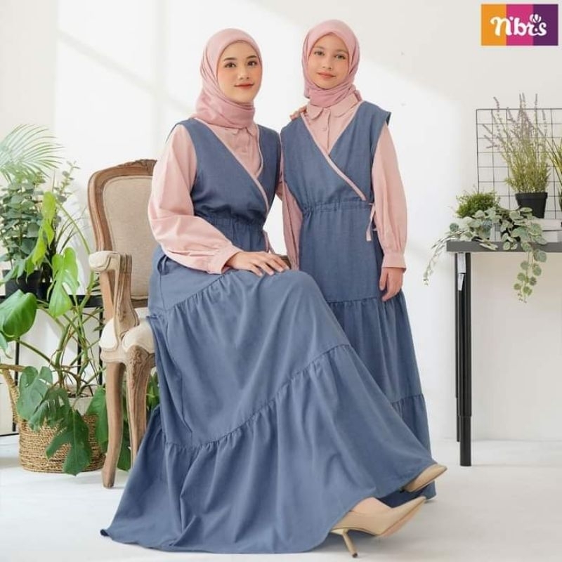 Ready Stock Aiko Couple Mom Kids by Nibras| Baju Couple Ibu Anak