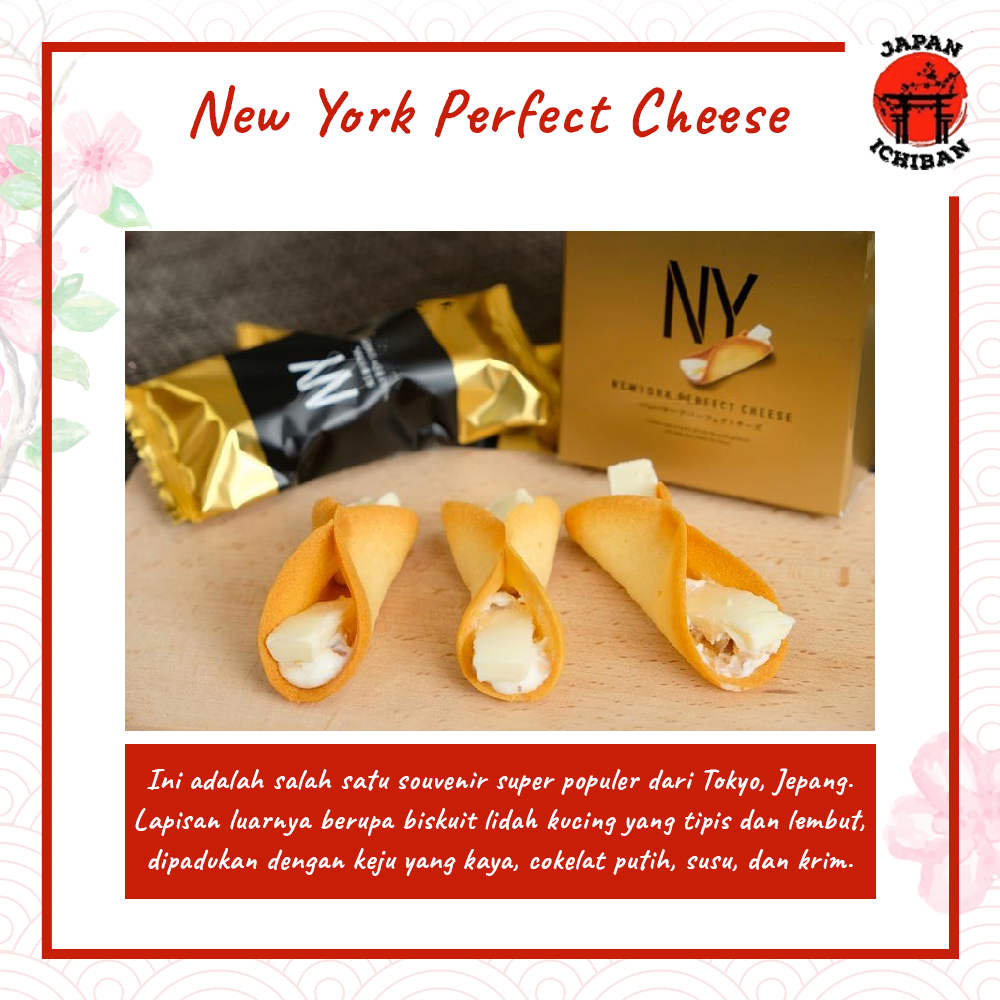 

New York Perfect Cheese Camilan Keju Premium Bestseller Original Japan