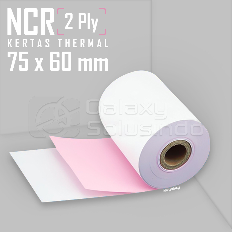 

Kertas Thermal NCR 2 Ply 75 x 60mm