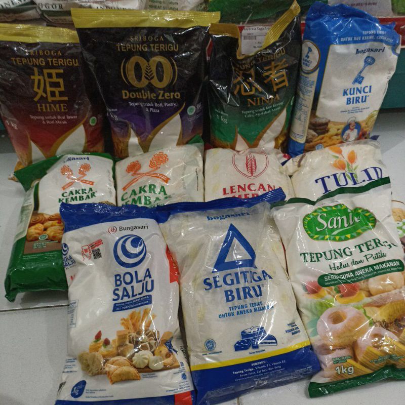 

tepung terigu 1kg - tepung terigu all varian - tepung - terigu