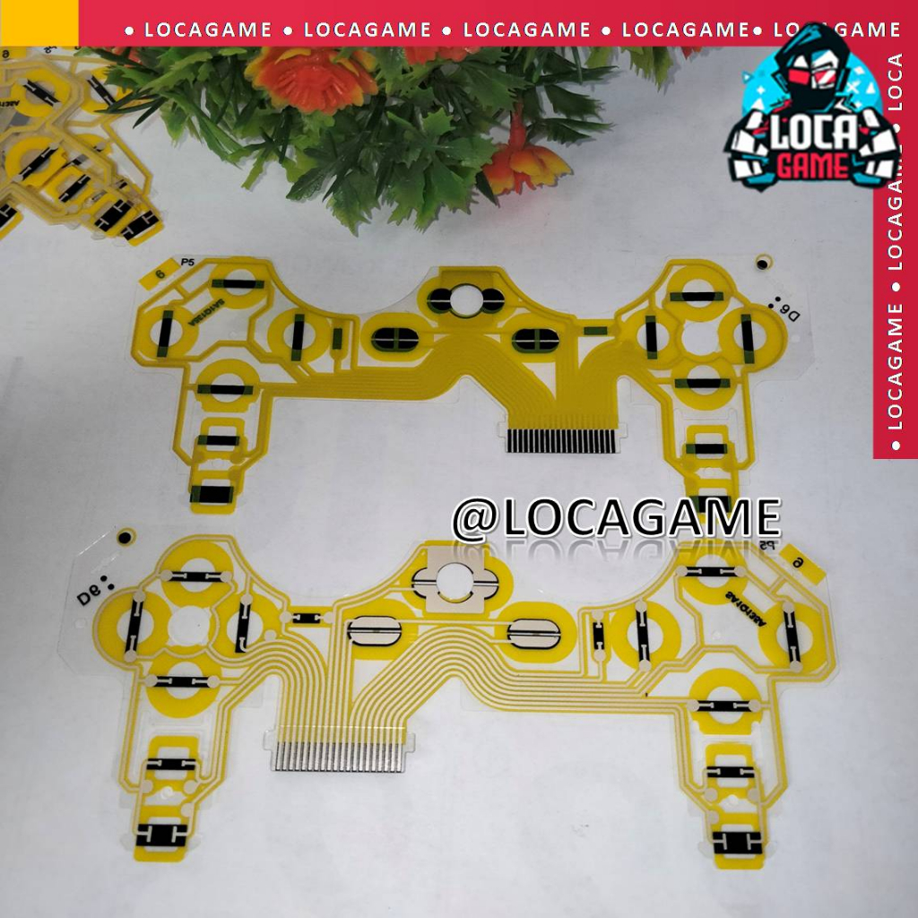 PCB FLEXIBLE MIKA STICK STIK PS3 OM SIXAXIS KUNING SOCKET TANCAP
