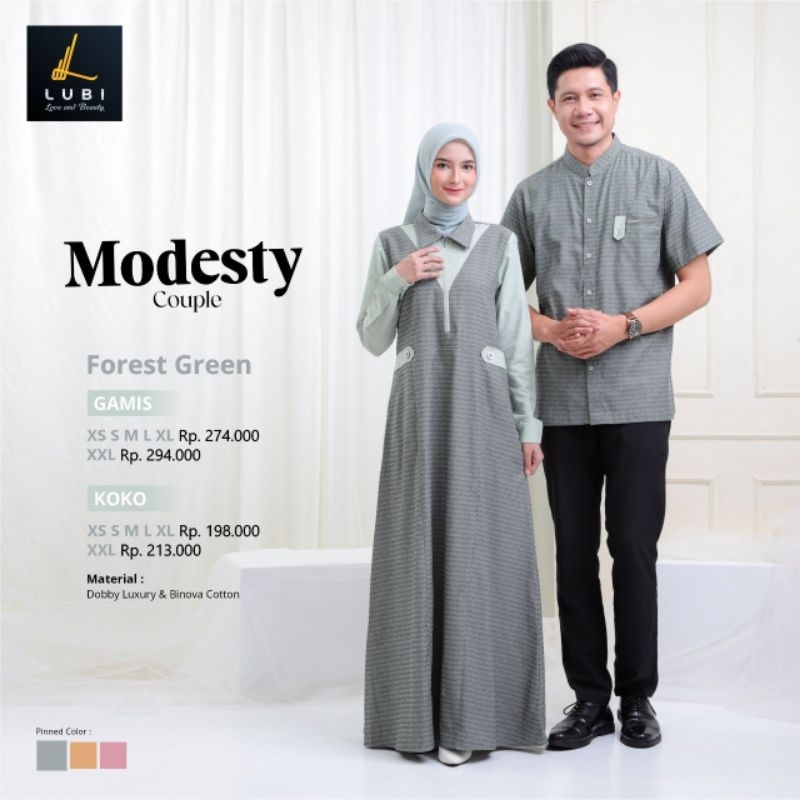 Lubi Modesty Couple Lubi Couple Modesty Gamis Motif Gamis Terbaru Koko Terbaru