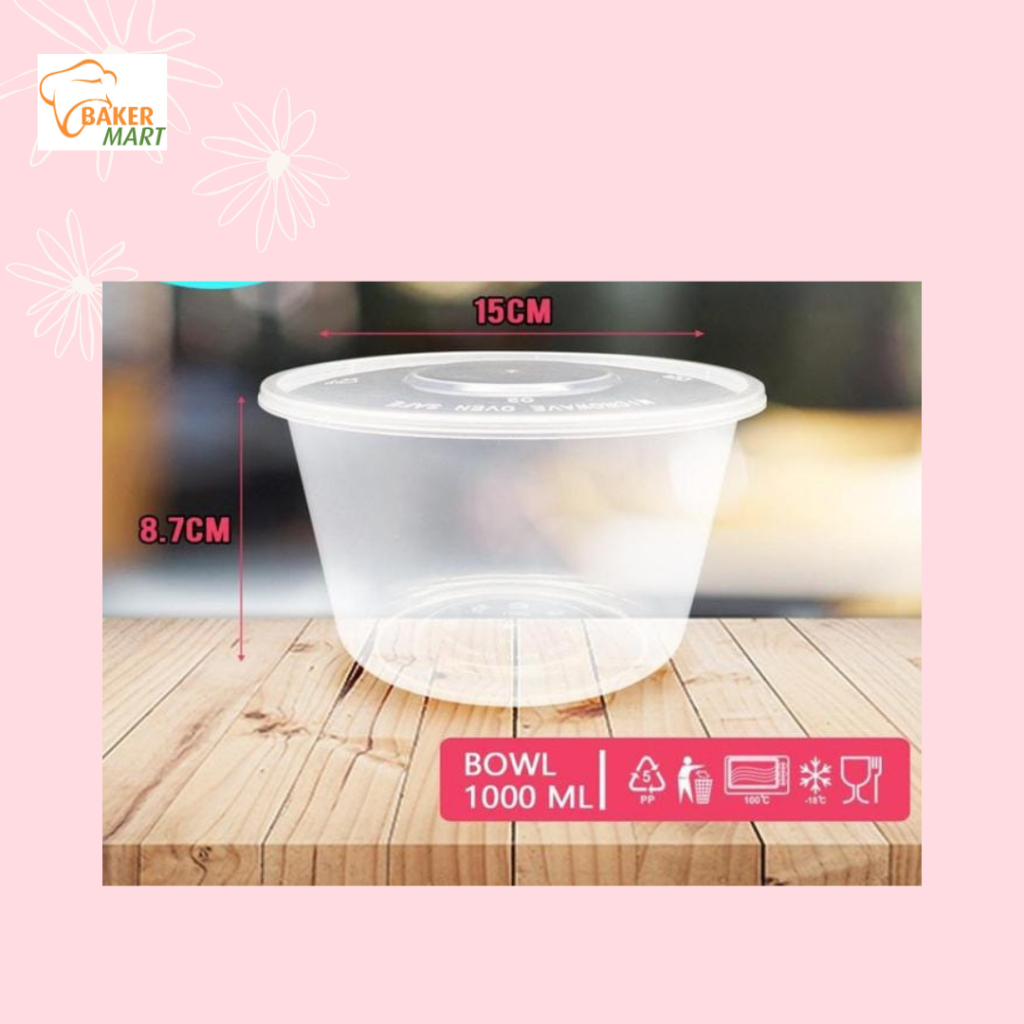 Oti Pack Bowl Bulat / 25pcs