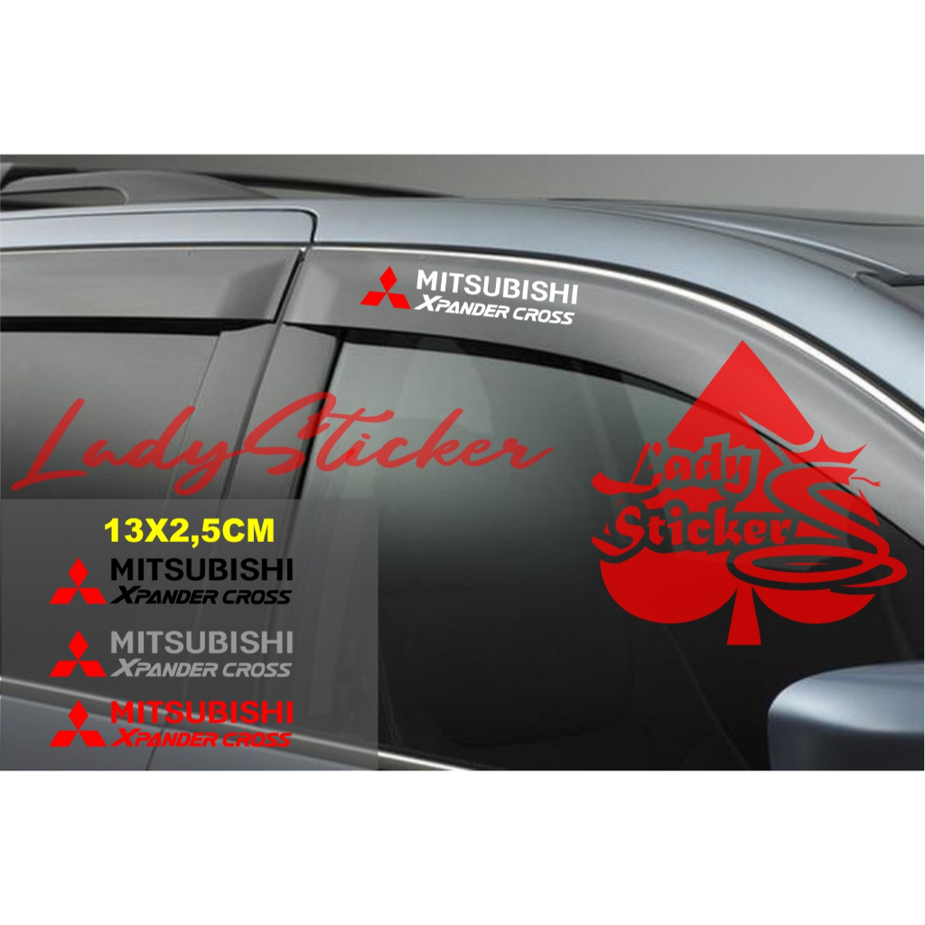 Cutting sticker talang air xpander cross sticker cover talang air mobil mitsubishi xpander cross