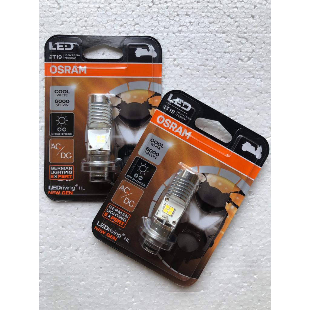 LAMPU UTAMA KENDARAAN TIPE LED MERK OSRAM MOTOR BEBEK 13.5V[ 5/6WATT KODE PART P15d-25-1 7935CW GERM