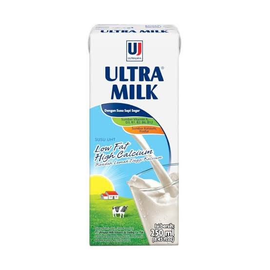 

ULTRA MILK LOW FAT 250ML - SUSU - RENDAH - LEMAK - MILK