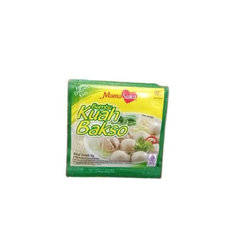 

MAMASUKA BUMBU KUAH BAKSO 8g RENTENG ISI 12SCH