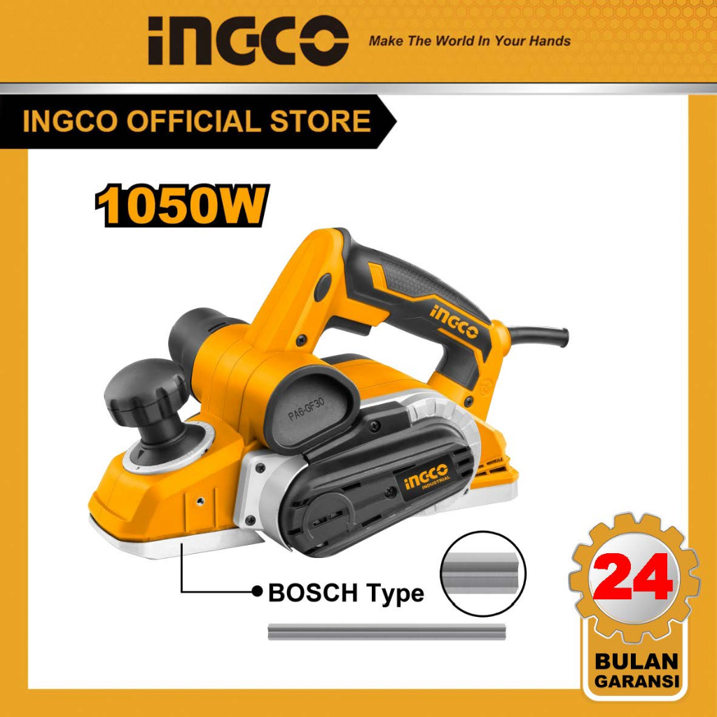 (INGCO) - MESIN KETAM KAYU / MESIN PASAH/ MESIN SUGU / MESIN PLANER / MESIN SERUT STANDAR GERMAN ING