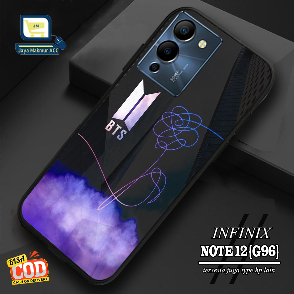CASE CASING 2D GLOSSY BTS CASE Infinix Note 12  Smart 6 Hot 12i 12 Hot 12 Play Hot 10 Play 11 Play H