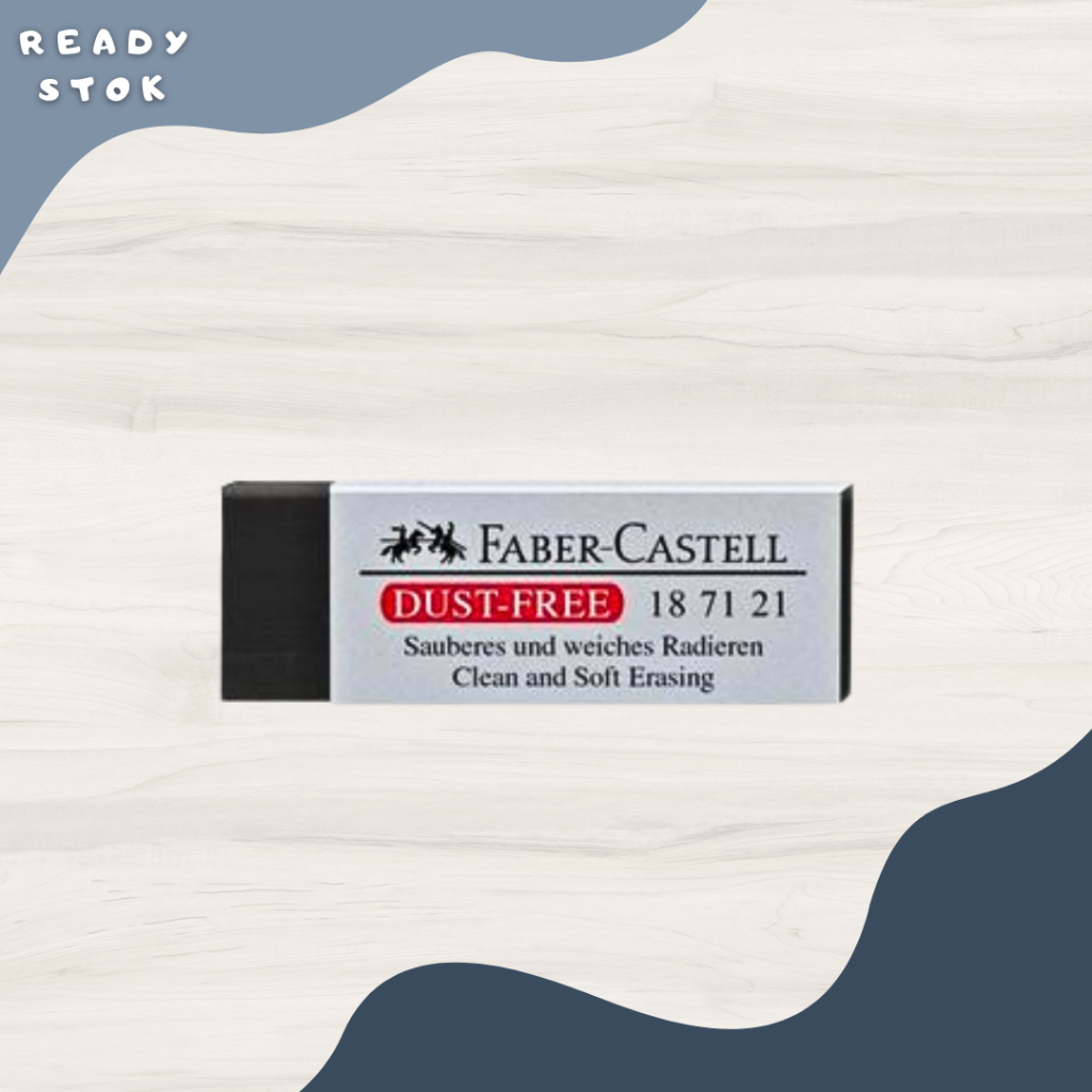 

PENGHAPUS / DUST FREE ERASER SMALL NEW BLACK FABER CASTELL