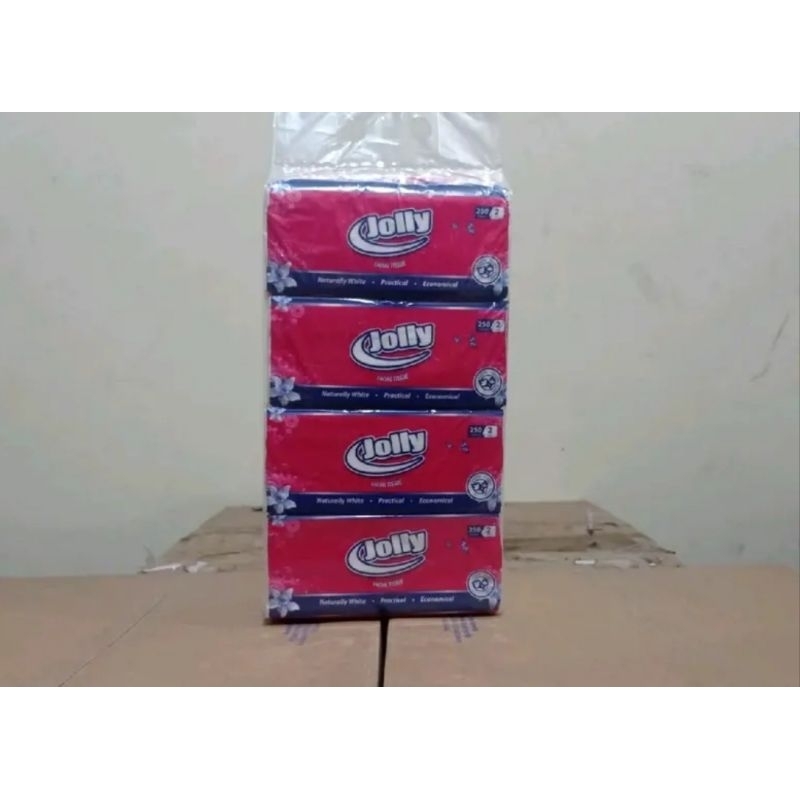 Jolly facial tissue (4 pack)