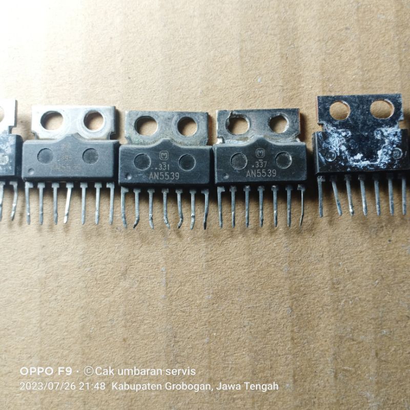 IC VERTIKAL: AN5539 CABUTAN ORIGINAL BY TV PANASONIC