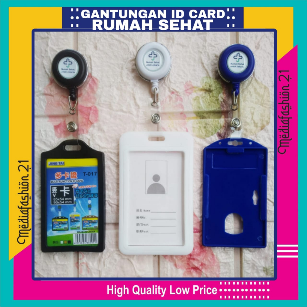 

GANTUNGAN YOYO ID CARD RUMAH SEHAT UNTUK JAKARTA + CARD HOLDER