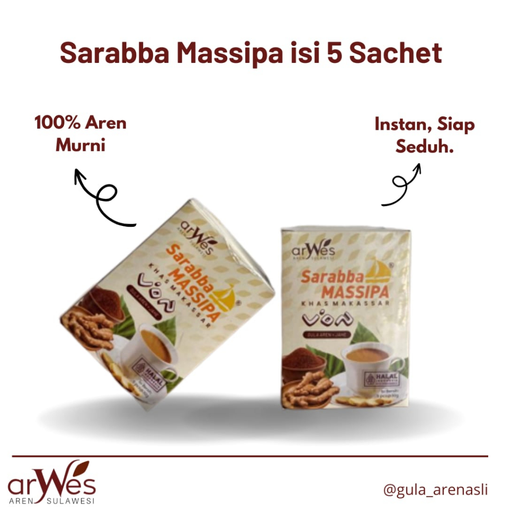 

Sarabba Jahe Instant Oleh-Oleh Makassar, Sulawesi Selatan - Arwes