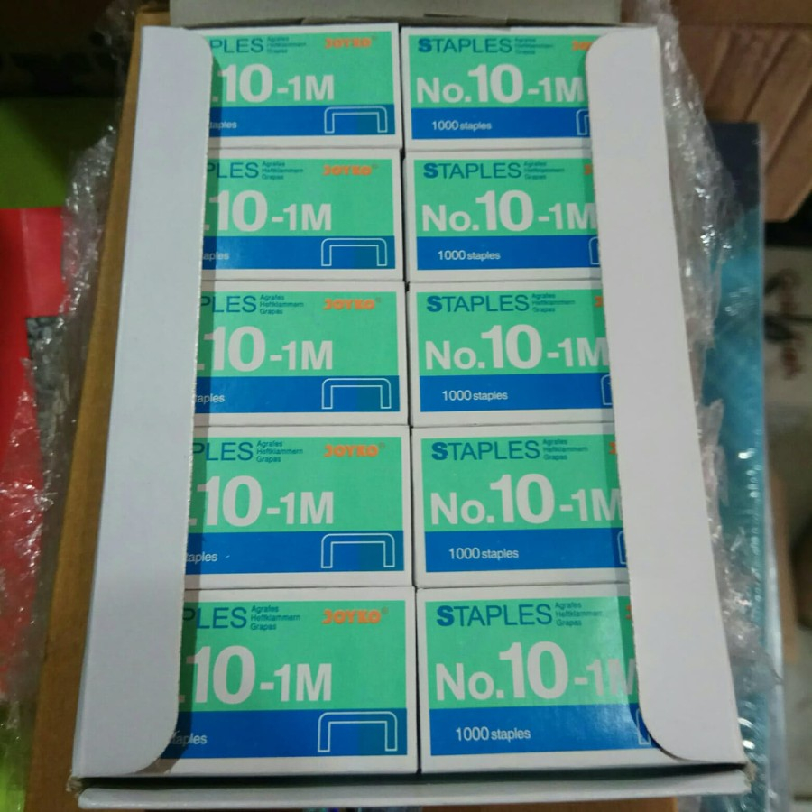 

Isi Staples kecil no.10 Joyko (1 pack isi 20 dus kecil)