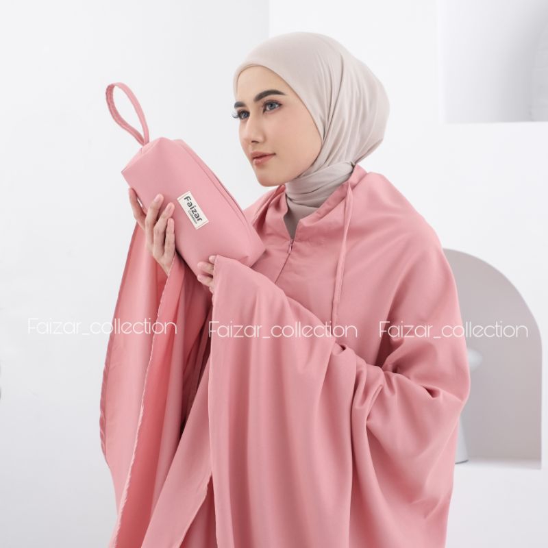 FAIZAR COLLECTION - Mukena Ameena Dewasa Traveling 2in1 Katun Premium