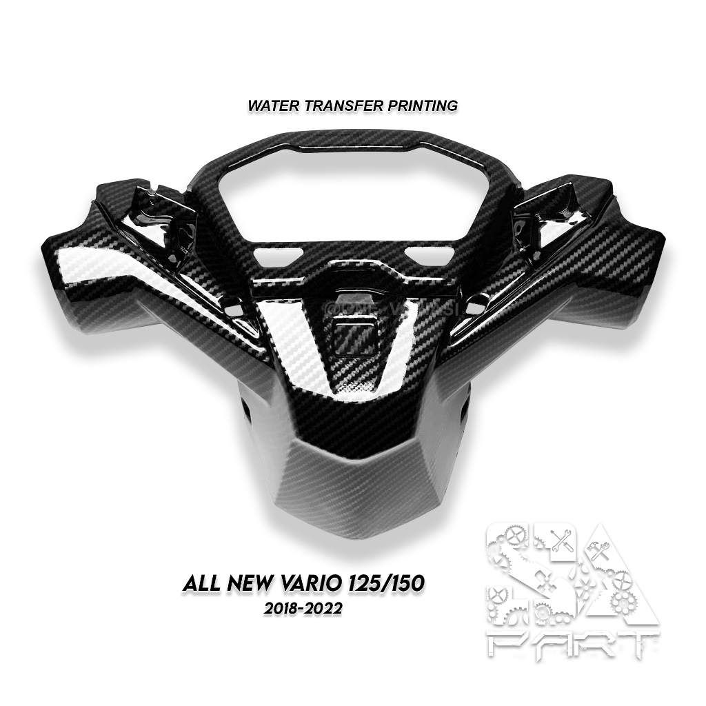 BATOK KEPALA VARIO NEW CARBON / BATOK KEPALA COVER SPEEDOMETER VARIO 125 150 NEW