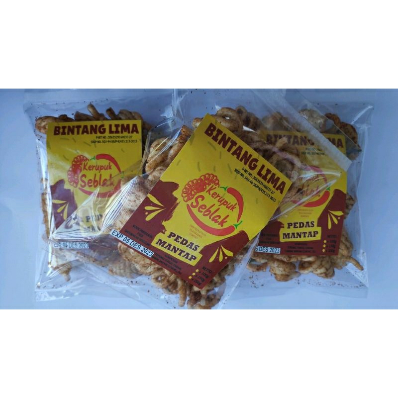 

PROMO 5.000 Krupuk Seblak Pedas Mantap