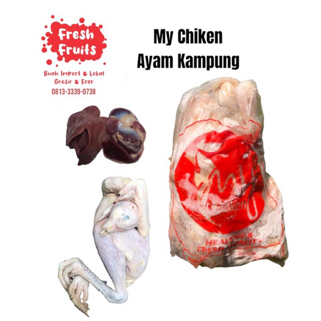 

My Chiken Ayam Kampung 0.752 Kg / Pcs