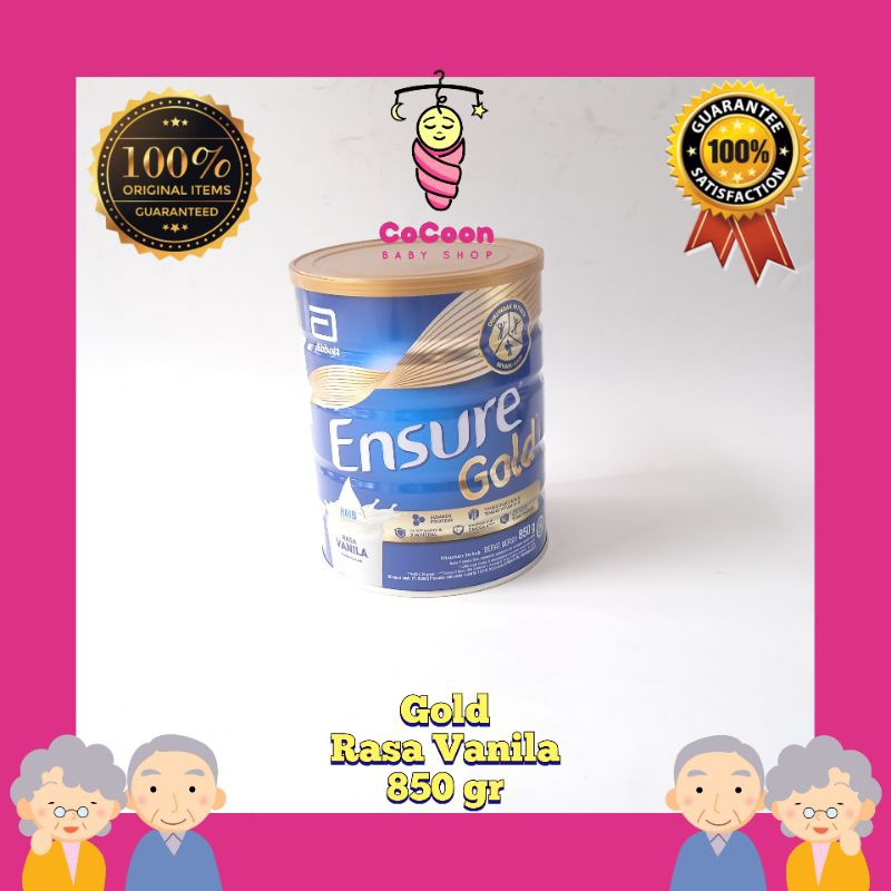 

Susu Formula Dewasa Rendah Laktosa Ensure Gold Vanila Vanilla 850g 850 gr