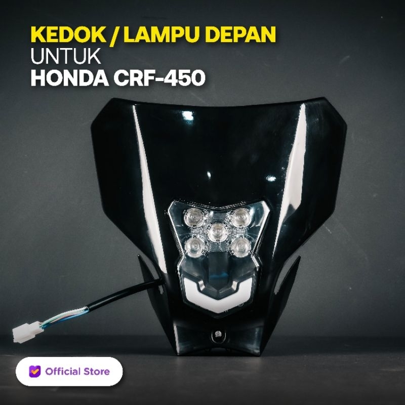 Kedok Lampu Led / Headlamp Honda CRF 450