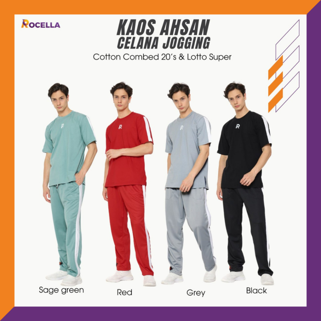 Rocella Sports - Setelan Olahraga Pria "Ahsan & Jogging"