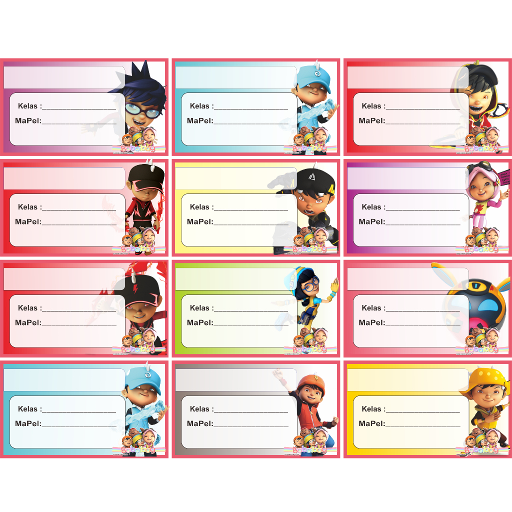 

Stiker label buku - Stiker nama buku - stiker buku