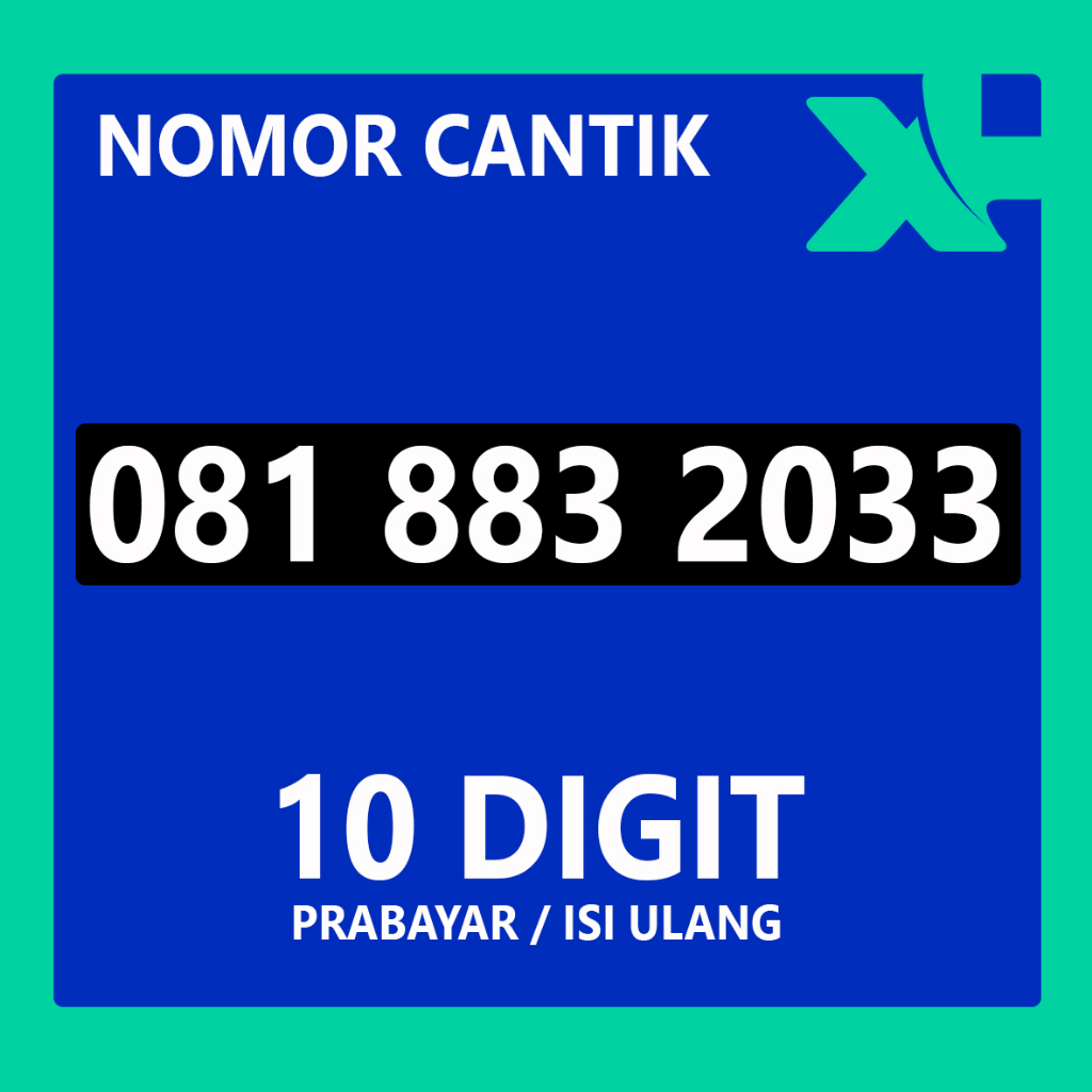 Nomor Cantik Xl 10 Digit Kartu Perdana XL 10 Angka
